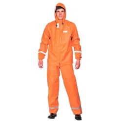 Костюм-дождевик мужской Петроканат Рокон Фишерман, ПВХ, оранжевый,  размер 48-50, 170-176 см