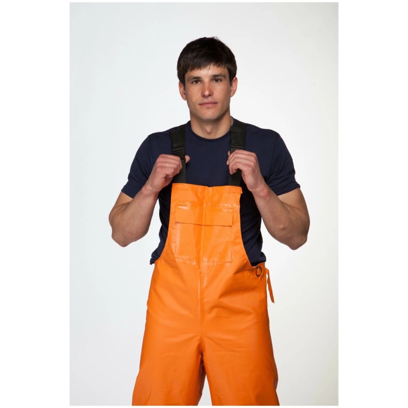 Костюм-дождевик мужской Петроканат Рокон Фишерман, ПВХ, оранжевый,  размер 48-50, 170-176 см