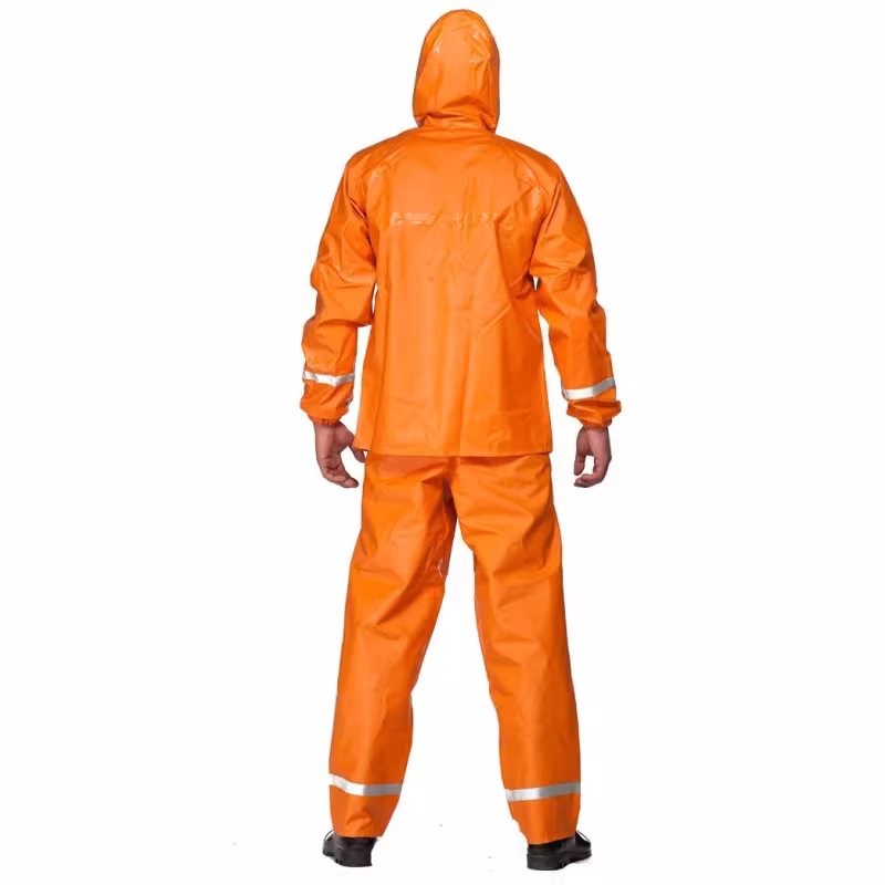 Костюм-дождевик мужской Петроканат Рокон Фишерман, ПВХ, оранжевый, размер 56-58, 182-188 см
