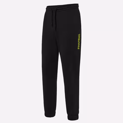 Брюки мужские Finntrail Logo 1401 BlackYellow, хлопок, черный, размер 44-46 (S), 165-175 см