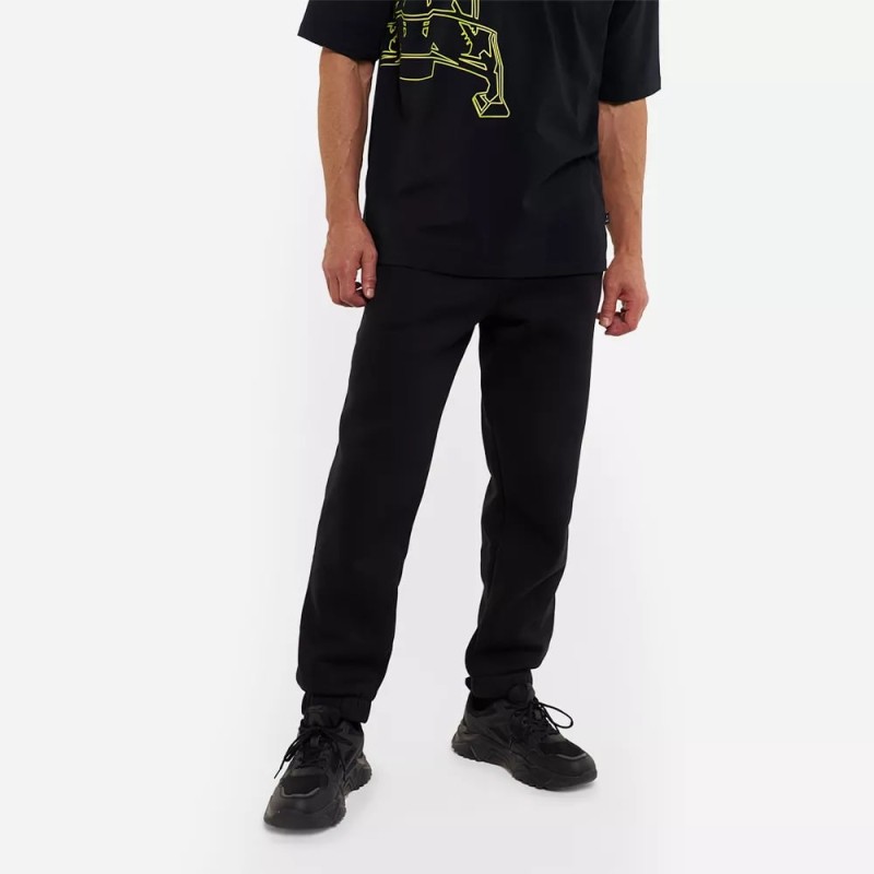 Брюки мужские Finntrail Logo 1401 BlackYellow, хлопок, черный, размер 44-46 (S), 165-175 см