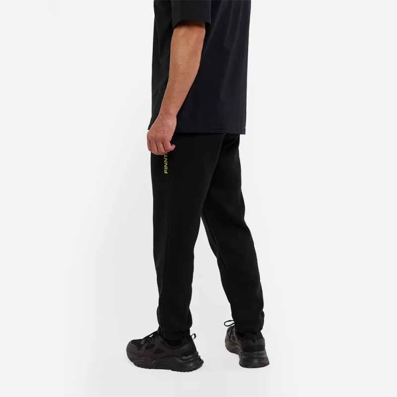 Брюки мужские Finntrail Logo 1401 BlackYellow, хлопок, черный, размер 44-46 (S), 165-175 см