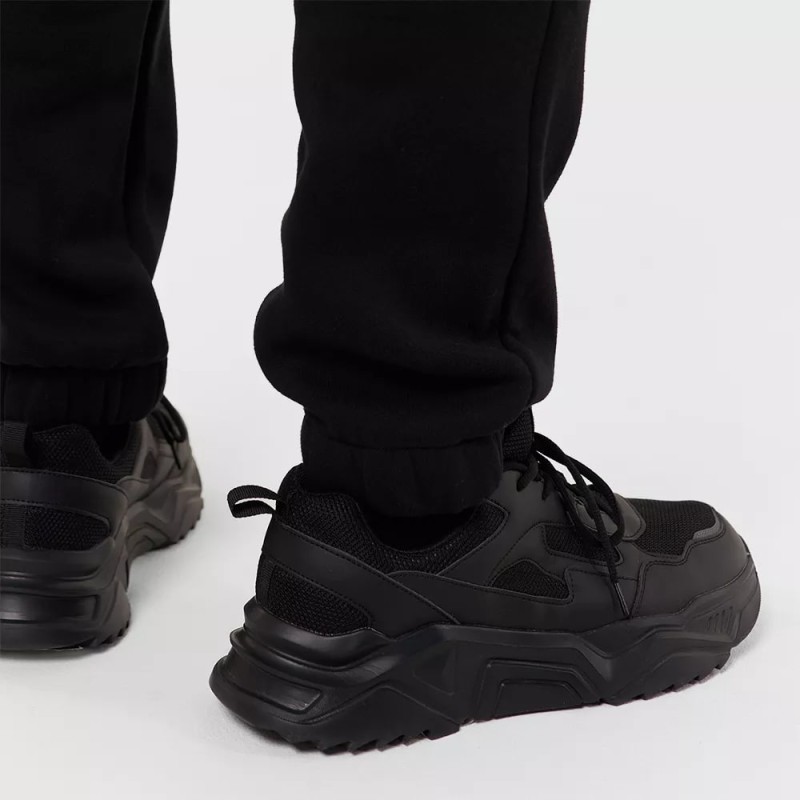 Брюки мужские Finntrail Logo 1401 BlackYellow, хлопок, черный, размер 44-46 (S), 165-175 см