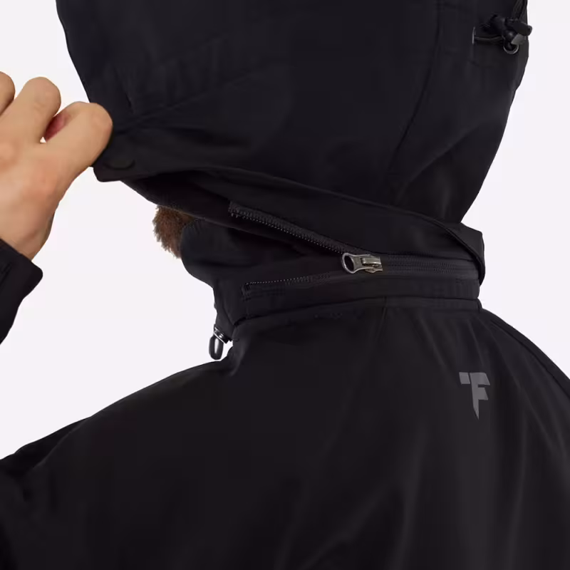 Куртка мужская Finntrail Tactic 1323 Graphite, ткань Софтшелл, черный, размер 58-60 (XXL), 185-195 см