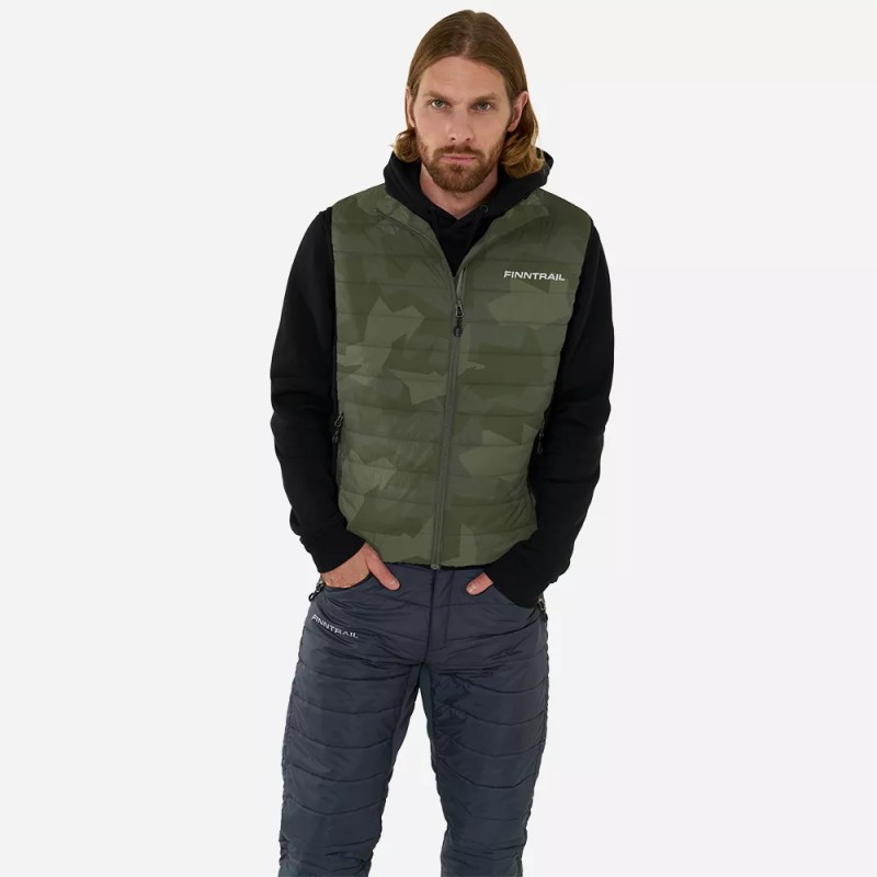 Жилет мужской Finntrail Master Vest 1506 CamoShadowGreen, зеленый, размер M