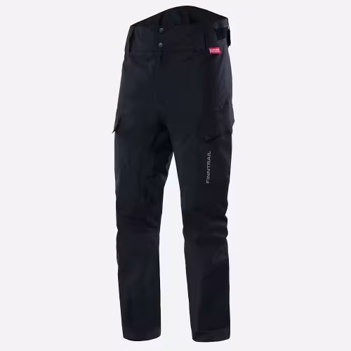 Брюки мужские Finntrail Expert 4602 Graphite, мембрана Hard-Tex, черный, размер 42-44 (XS), 160-170 см