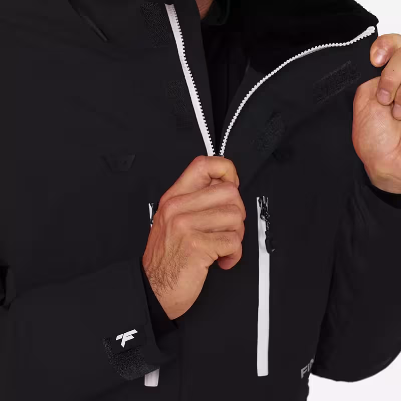 Костюм мужской Finntrail Atlas 3440 Graphite, ткань Рипстоп/мембрана Hard-Tex, черный, размер 54-56 (XL), 180-190 см