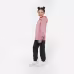Коcтюм детский Finntrail Outdoor Suit Kids 3781 Powder, полиэстер, черный/розовый, 134-140 см