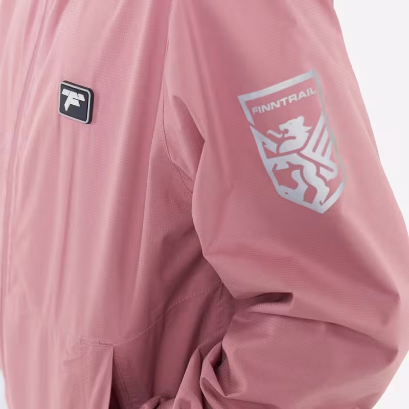 Коcтюм детский Finntrail Outdoor Suit Kids 3781 Powder, полиэстер, черный/розовый, 146-152 см