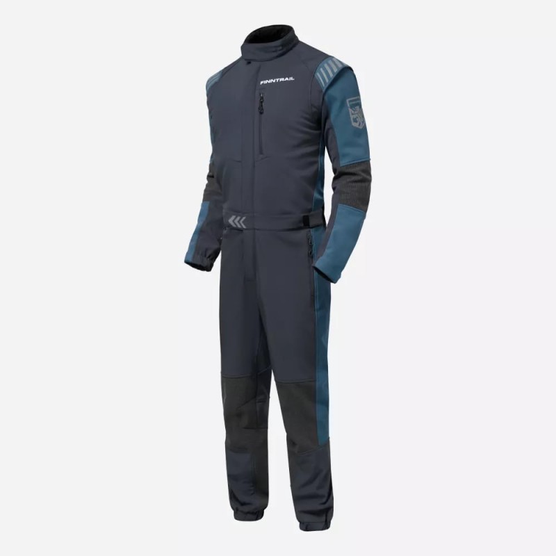 Комбинезон мужской Finntrail Stig 3790 Blue, ткань SoftShell, синий, размер LK (50-52), 175-185 см