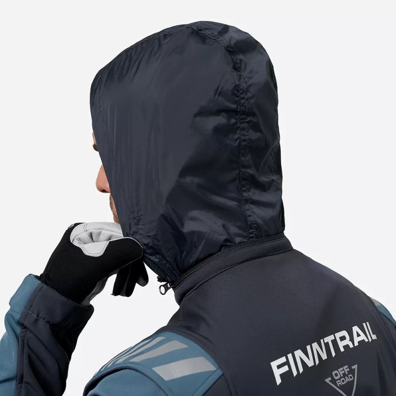 Комбинезон мужской Finntrail Stig 3790 Blue, ткань SoftShell, синий, размер LK (50-52), 175-185 см