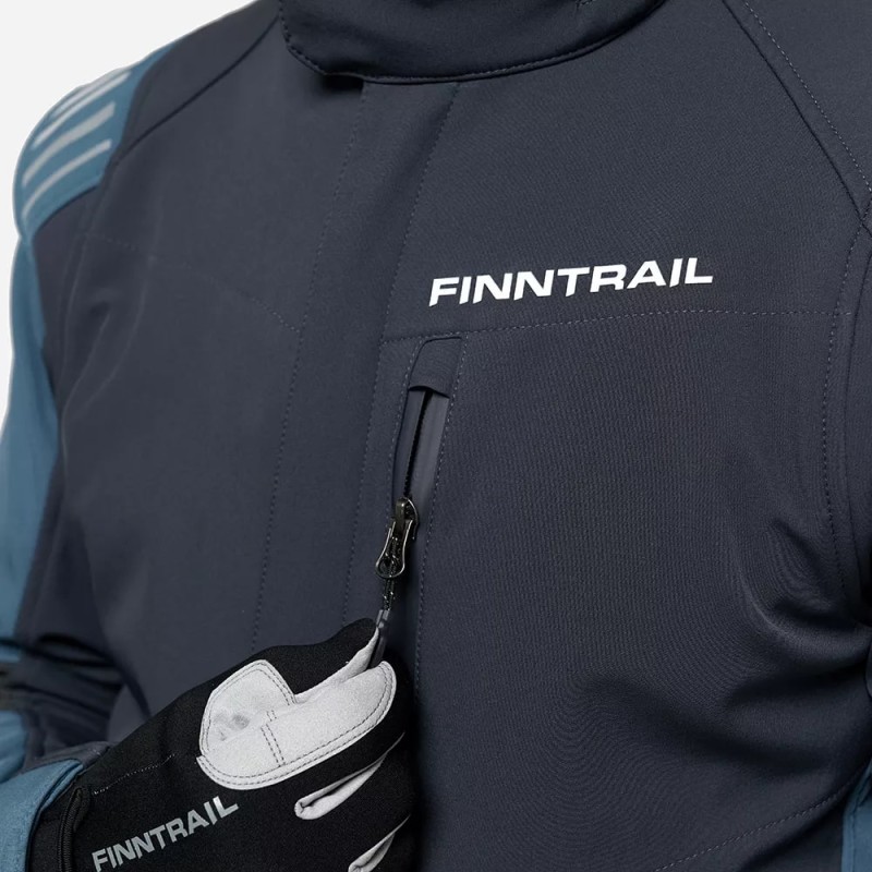 Комбинезон мужской Finntrail Stig 3790 Blue, ткань SoftShell, синий, размер LK (50-52), 175-185 см