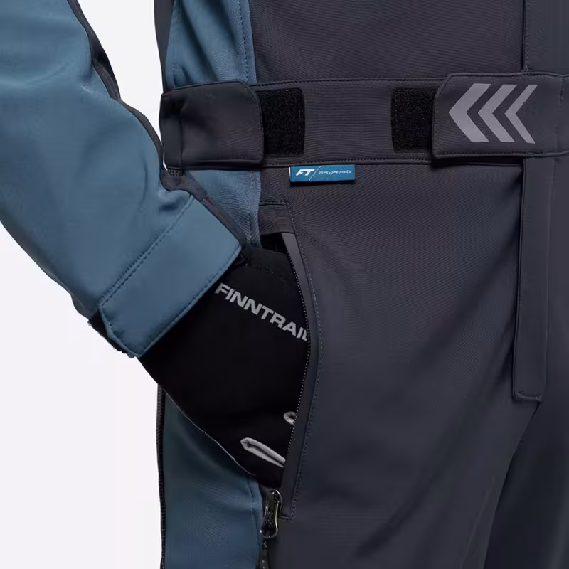 Комбинезон мужской Finntrail Stig 3790 Blue, ткань SoftShell, синий, размер 50-52 (LK), 175-185 см