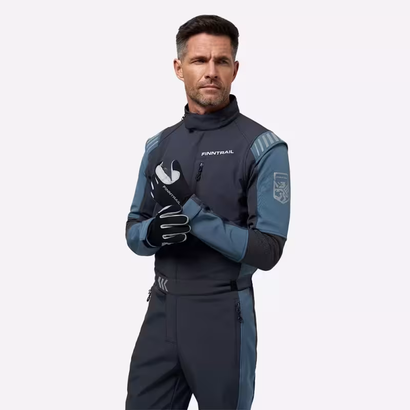 Комбинезон мужской Finntrail Stig 3790 Blue, ткань SoftShell, синий, размер 52-54 (XLK), 175-185 см