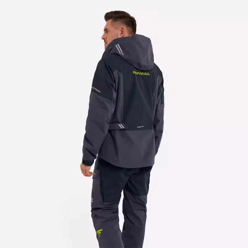 Костюм мужской Finntrail GT 3465 Graphite, мембрана Hard-Tex, серый, размер 58-60 (XXL), 185-195 см