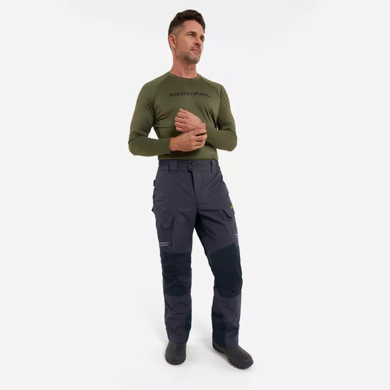 Костюм мужской Finntrail GT 3465 Graphite, мембрана Hard-Tex, серый, размер 58-60 (XXL), 185-195 см