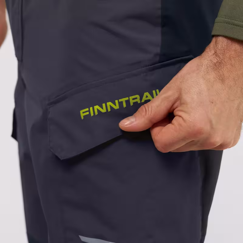 Костюм мужской Finntrail GT 3465 Graphite, мембрана Hard-Tex, серый, размер 58-60 (XXL), 185-195 см