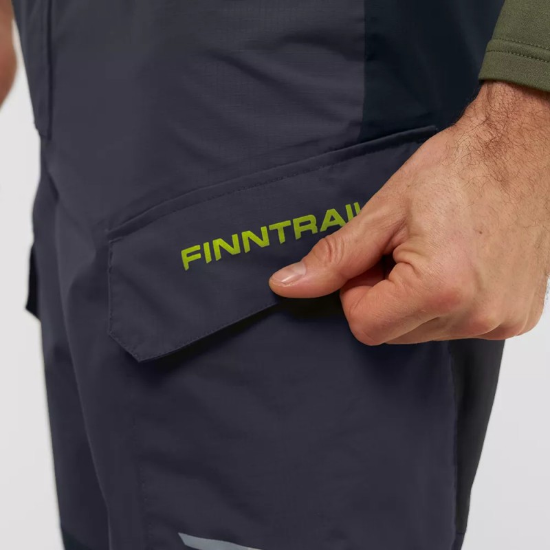 Костюм мужской Finntrail GT 3465 Graphite, мембрана Hard-Tex, серый, размер 58-60 (XXL), 185-195 см