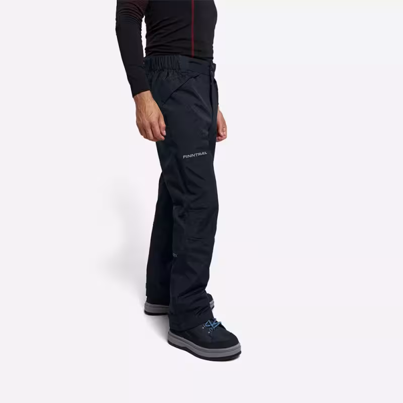 Костюм мужской Finntrail Lightsuit 3503 Graphite, мембрана Hard-Tex, черный, размер 42-44 (XS), 160-170 см