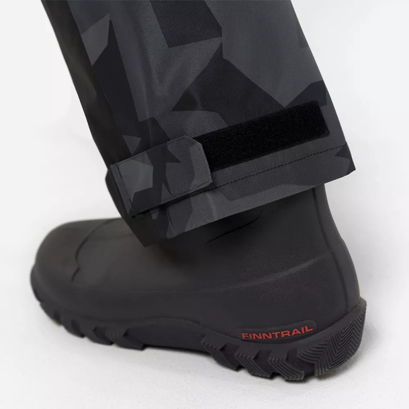 Костюм мужской Finntrail Thor 3420 CamoShadowBlack, мембрана Hard-Tex, черный, размер 62-64 (XXXL), 190-200 см