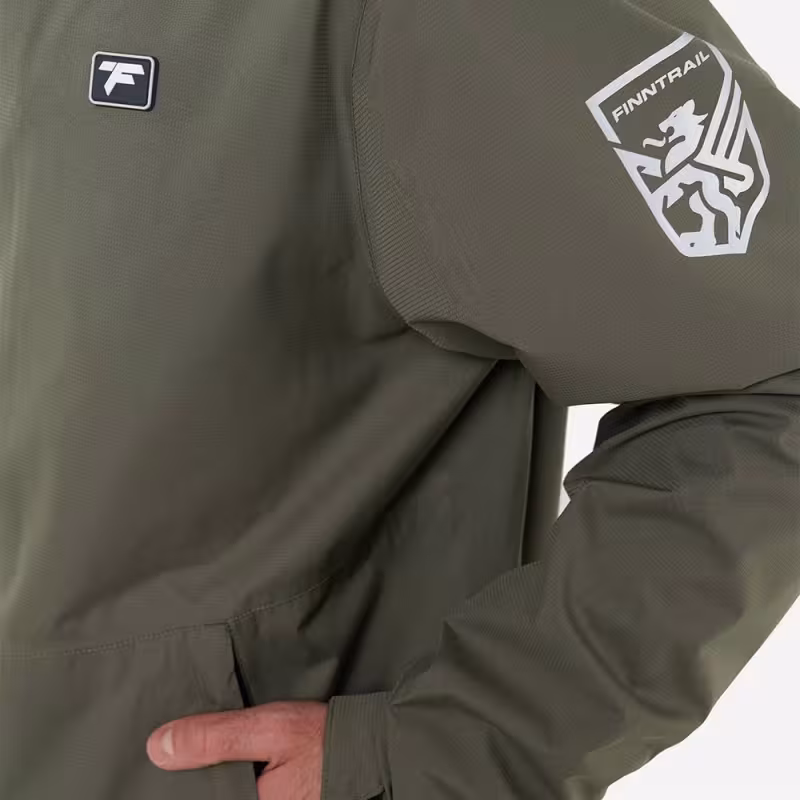 Костюм мужской Finntrail Outdoor suit 3445 Khaki, мембрана Hard-Tex, хаки, размер 54-56 (MK), 170-180 см