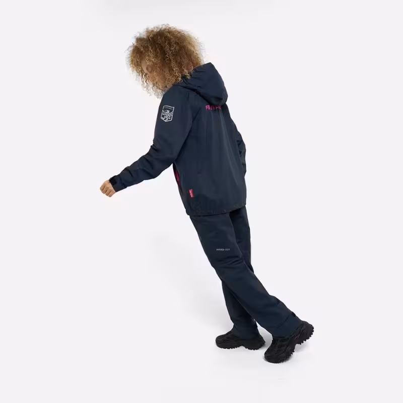 Костюм женский Finntrail Outdoor Suit 3455 Graphite, мембрана Hard-Tex, черный, размер 50-52 (MQ), 165-175 см