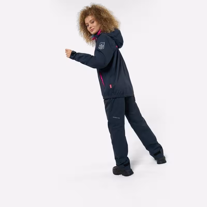 Костюм женский Finntrail Outdoor Suit 3455 Graphite, мембрана Hard-Tex, черный, размер 50-52 (MQ), 165-175 см