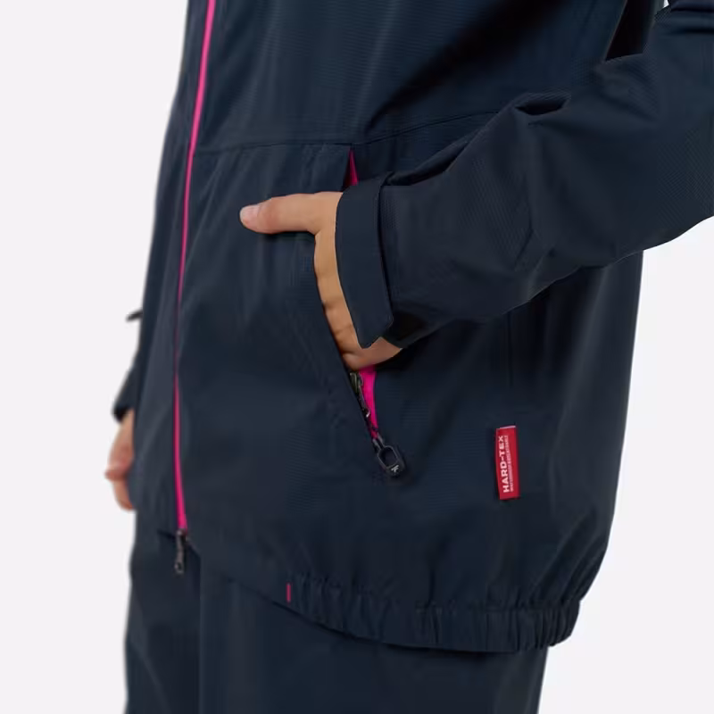 Костюм женский Finntrail Outdoor Suit 3455 Graphite, мембрана Hard-Tex, черный, размер 50-52 (MQ), 165-175 см