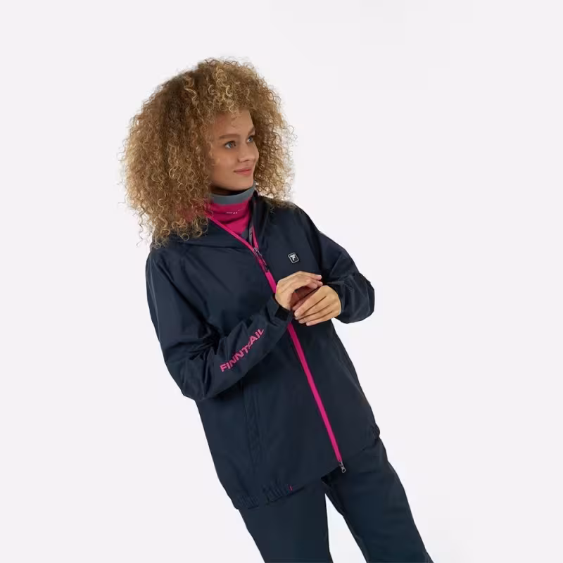 Костюм женский Finntrail Outdoor Suit 3455 Graphite, мембрана Hard-Tex, черный, размер 48-50 (SQ), 160-170 см