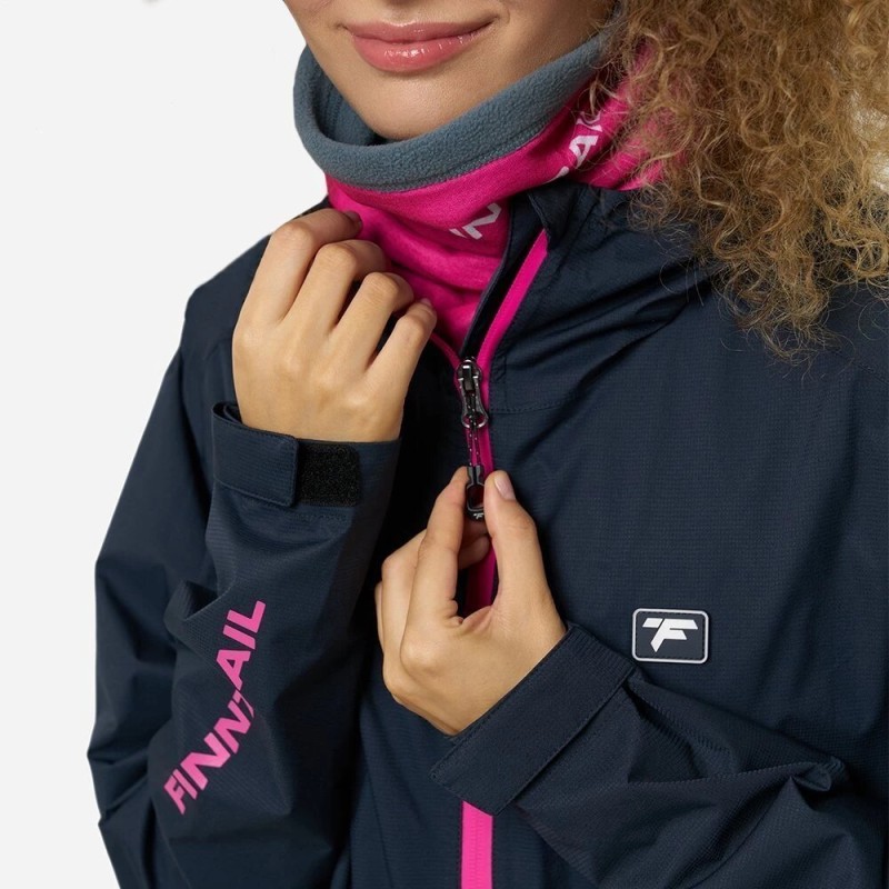 Костюм женский Finntrail Outdoor Suit 3455 Graphite, мембрана Hard-Tex, черный, размер 48-50 (SQ), 160-170 см