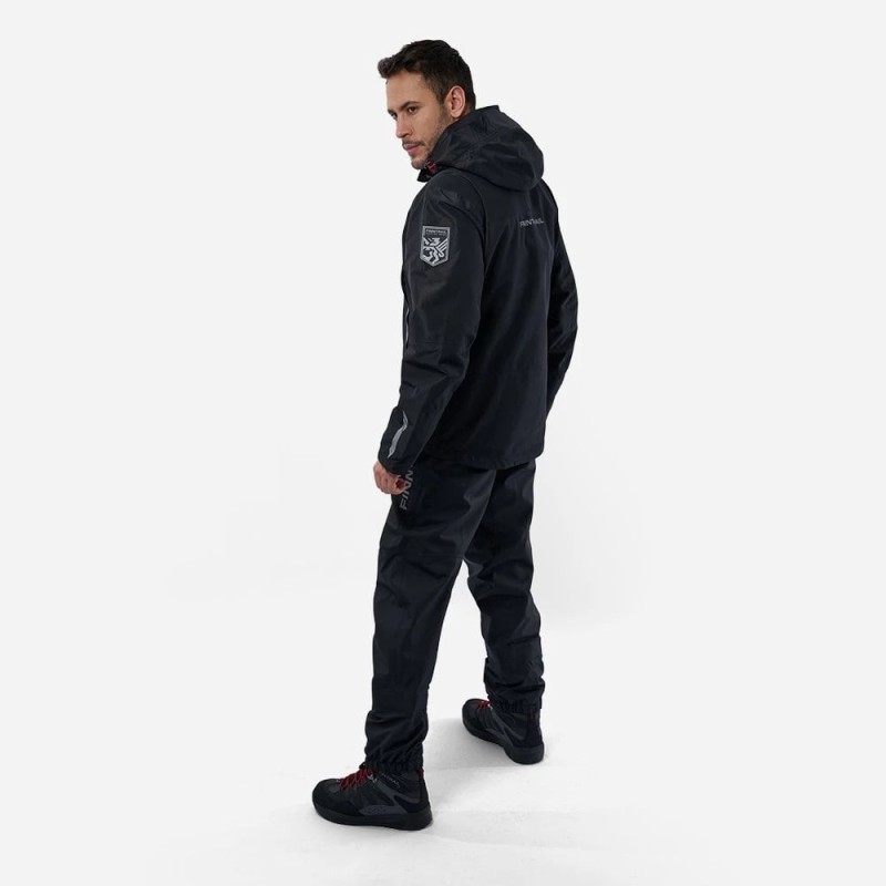 Куртка мужская Finntrail Athletic 4024 Graphite, мембрана Hard-Tex, черный, размер 54-56 (XL), 180-190 см