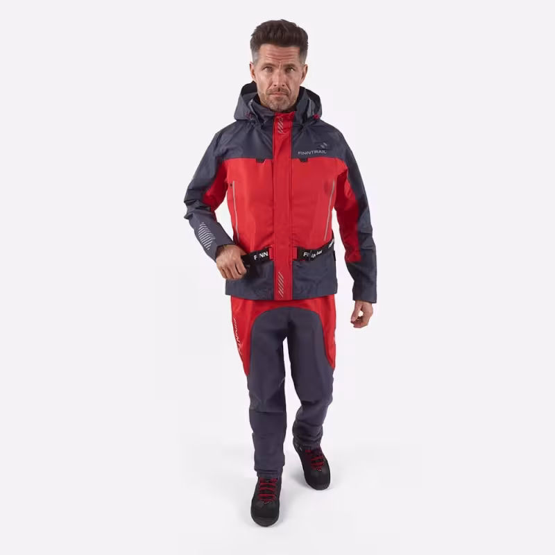 Куртка мужская Finntrail Mudway 2010 Red, мембрана Hard-Tex, красный, размер 62-64 (XXXL), 190-200 см