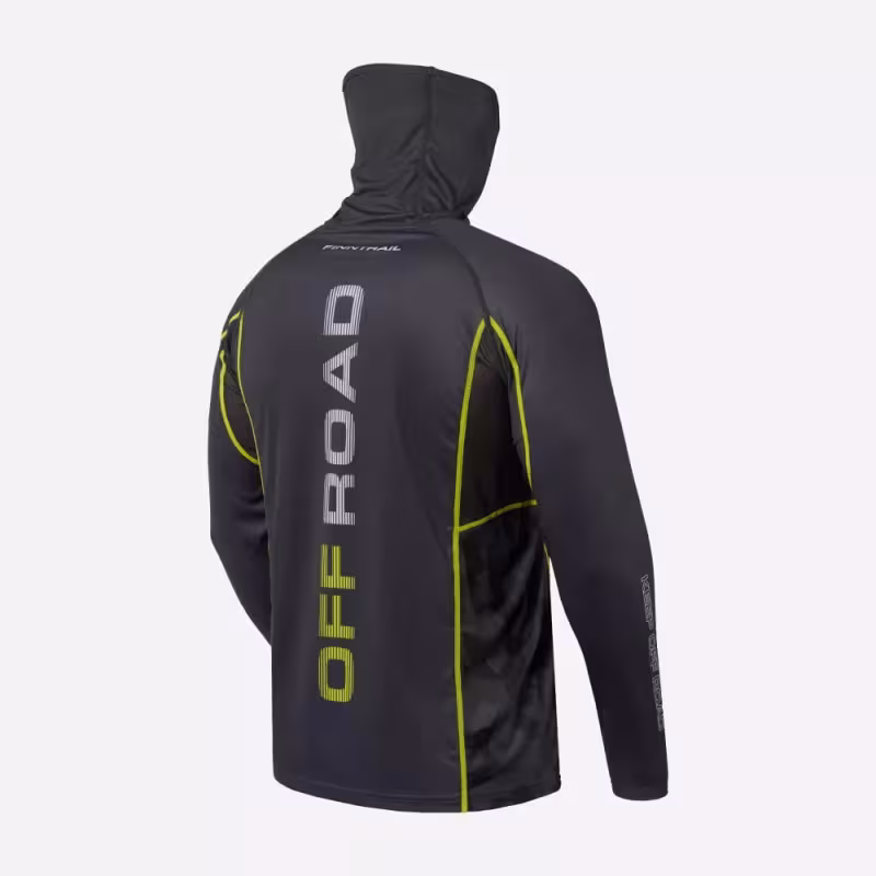 Лонгслив мужской Finntrail Vizard 6608 MiddleGre, полиэстер, серый, размер 42-44 (XS), 160-170 см