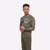 Лонгслив мужской Finntrail Wave Fish 6611 Khaki, полиэстер, хаки, размер 62-64 (XXXL), 190-200 см
