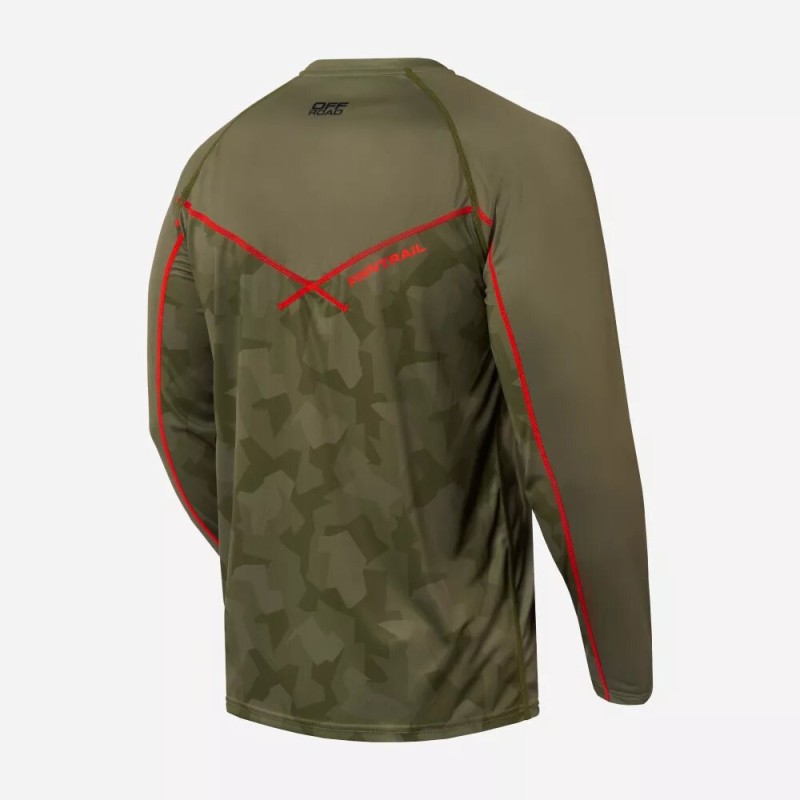 Лонгслив мужской Finntrail Wind Helmet 6610 Khaki, полиэстер, хаки, размер 44-46 (S), 165-175 см