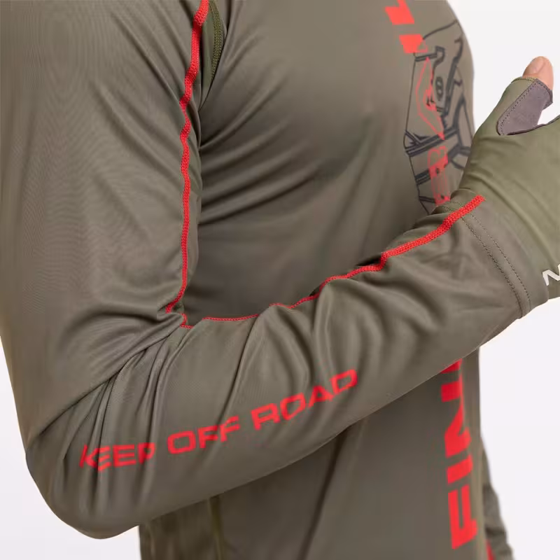 Лонгслив мужской Finntrail Wind Helmet 6610 Khaki, полиэстер, хаки, размер 58-60 (XXL), 185-195 см
