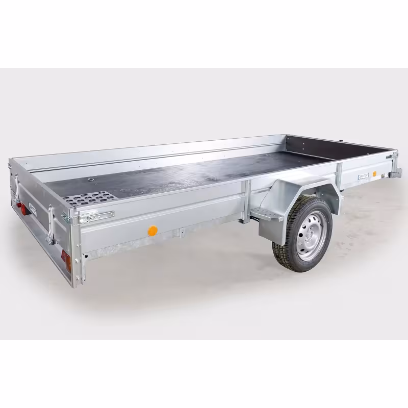 Прицеп бортовой одноосный Вектор ЛАВ 81012А Евро, высокий борт