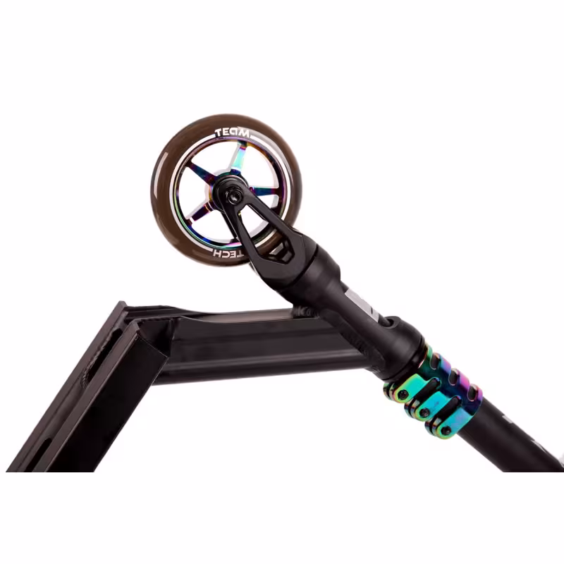 Самокат трюковой Tech Team Scout, неохром/черный