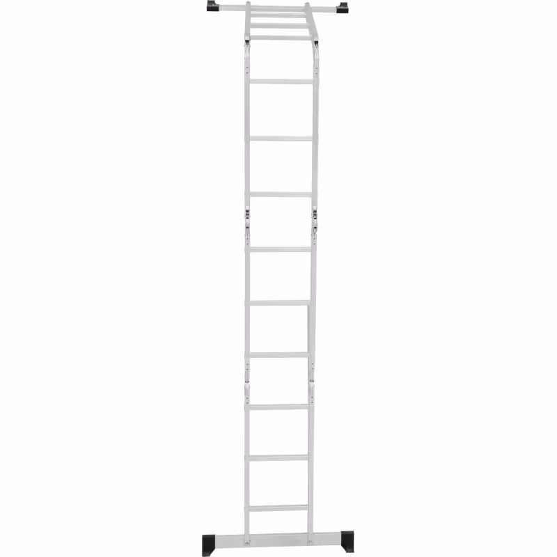 Лестница-трансформер Новая Высота NV 1320, четырехсекционная алюминиевая, 5.41 м, 4х5 ступеней