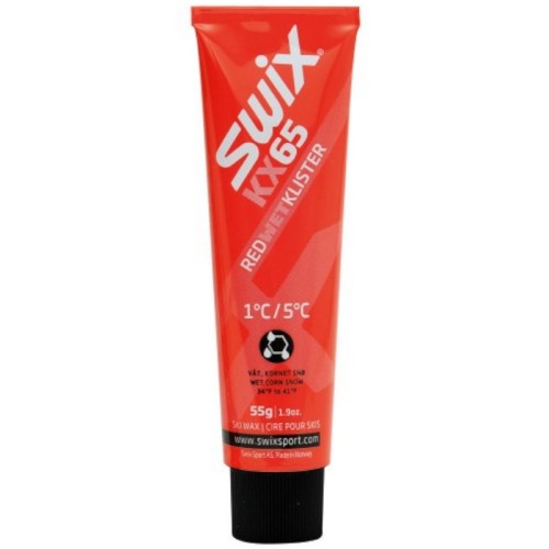 Клистер Swix KX65 Red klister, (+1...+5°С), 55 г