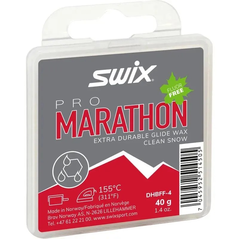 Мазь скольжения Swix DHBFF-4 Marathon Black, 40 г