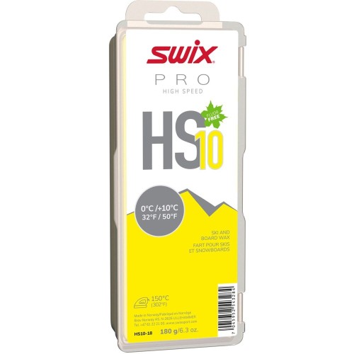 Мазь скольжения Swix HS10 Yellow (0 С +10 С), 180 г