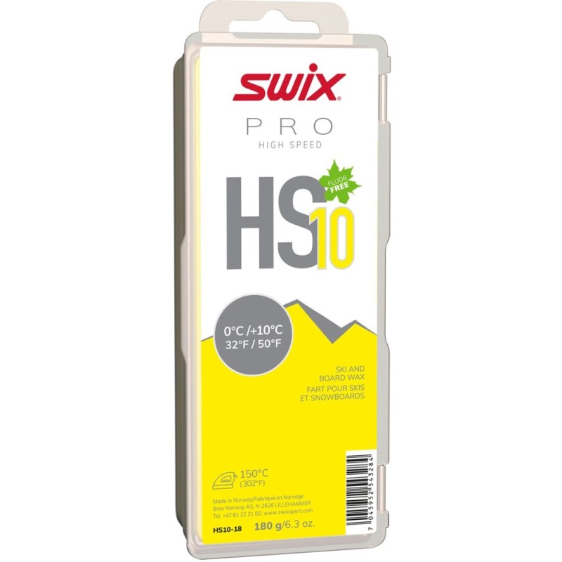 Мазь скольжения Swix HS10 Yellow (0 С +10 С), 180 г