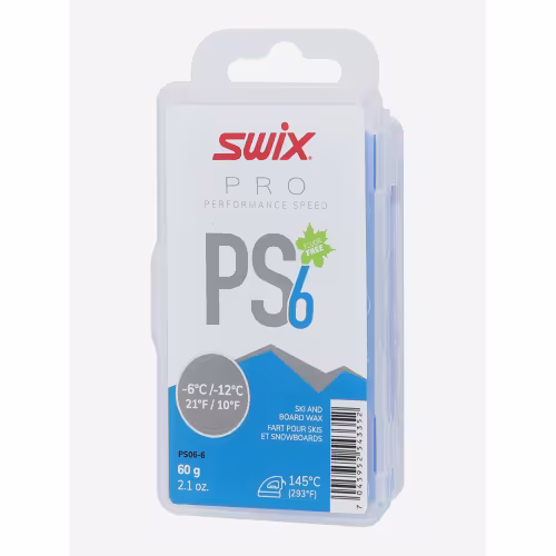 Мазь скольжения Swix PS6 Blue (-6°С -12°С), 60 г