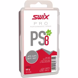 Мазь скольжения Swix PS8 Red (+4°С -4°С), 60 г