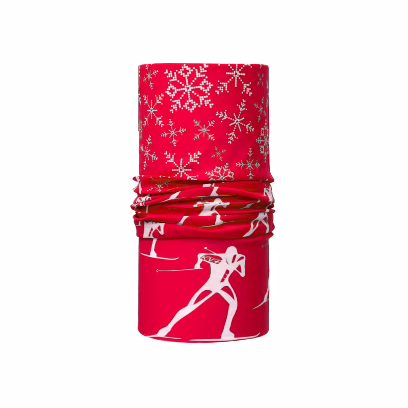 Шарф-бафф KV+ Skier, полиэстер, красный