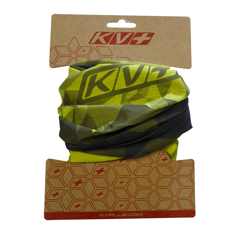 Шарф-бафф KV+ Tornado, полиэстер, салатовый/черный