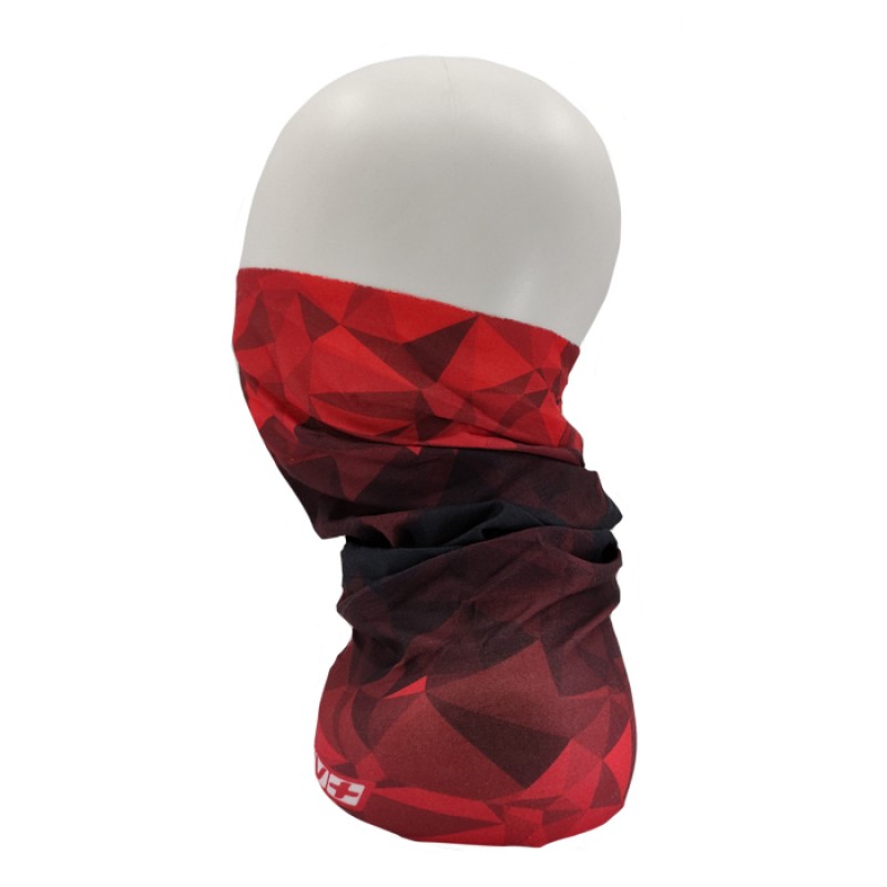 Шарф-бафф KV+ Tornado, полиэстер, красный/черный