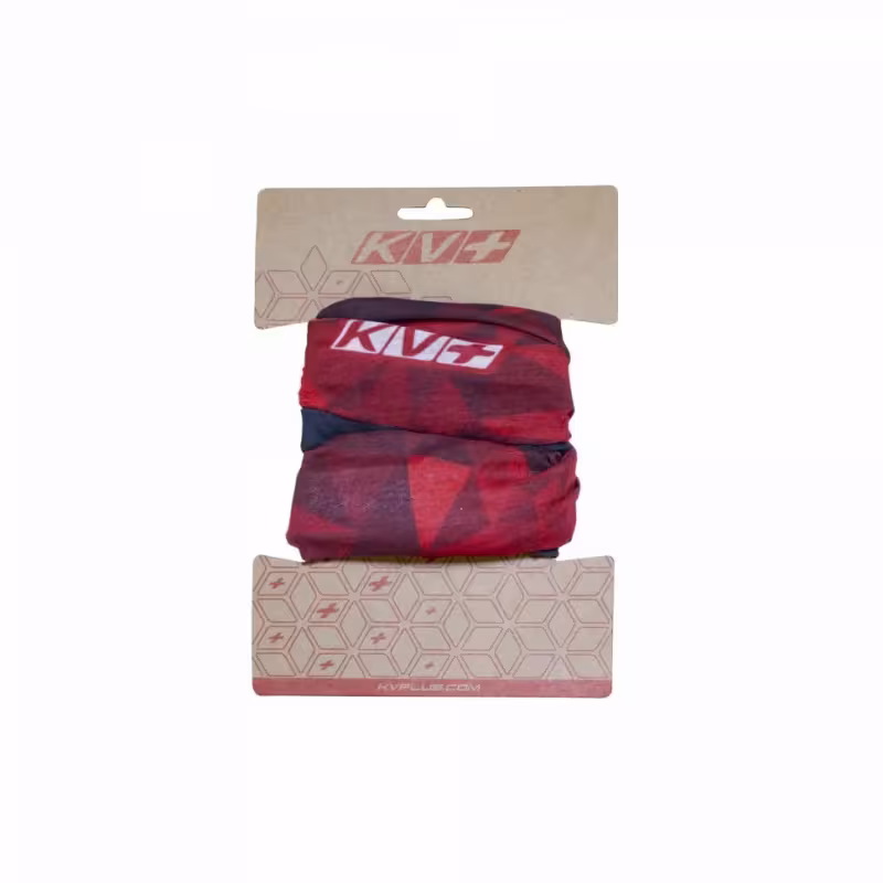 Шарф-бафф KV+ Tornado, полиэстер, красный/черный