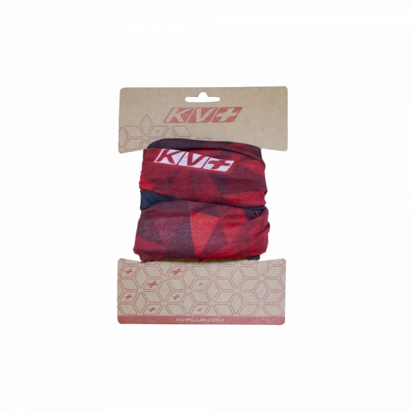 Шарф-бафф KV+ Tornado, полиэстер, красный/черный